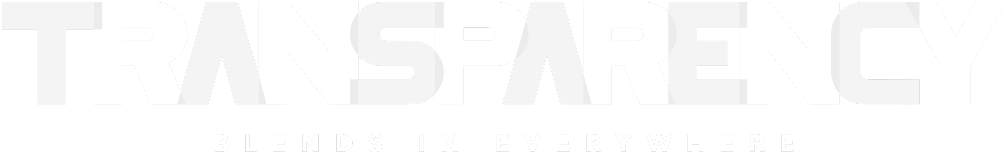 TRANSPARENCY【トランスペアレンシー】